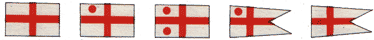 флаги должностных лиц ВМФ Англии