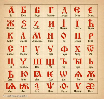 Славянский алфавит