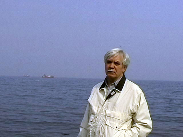 Капитан дальнего плавания Лопанчук Н.А. на бухте Тихой, Владивосток. 15.04.2005